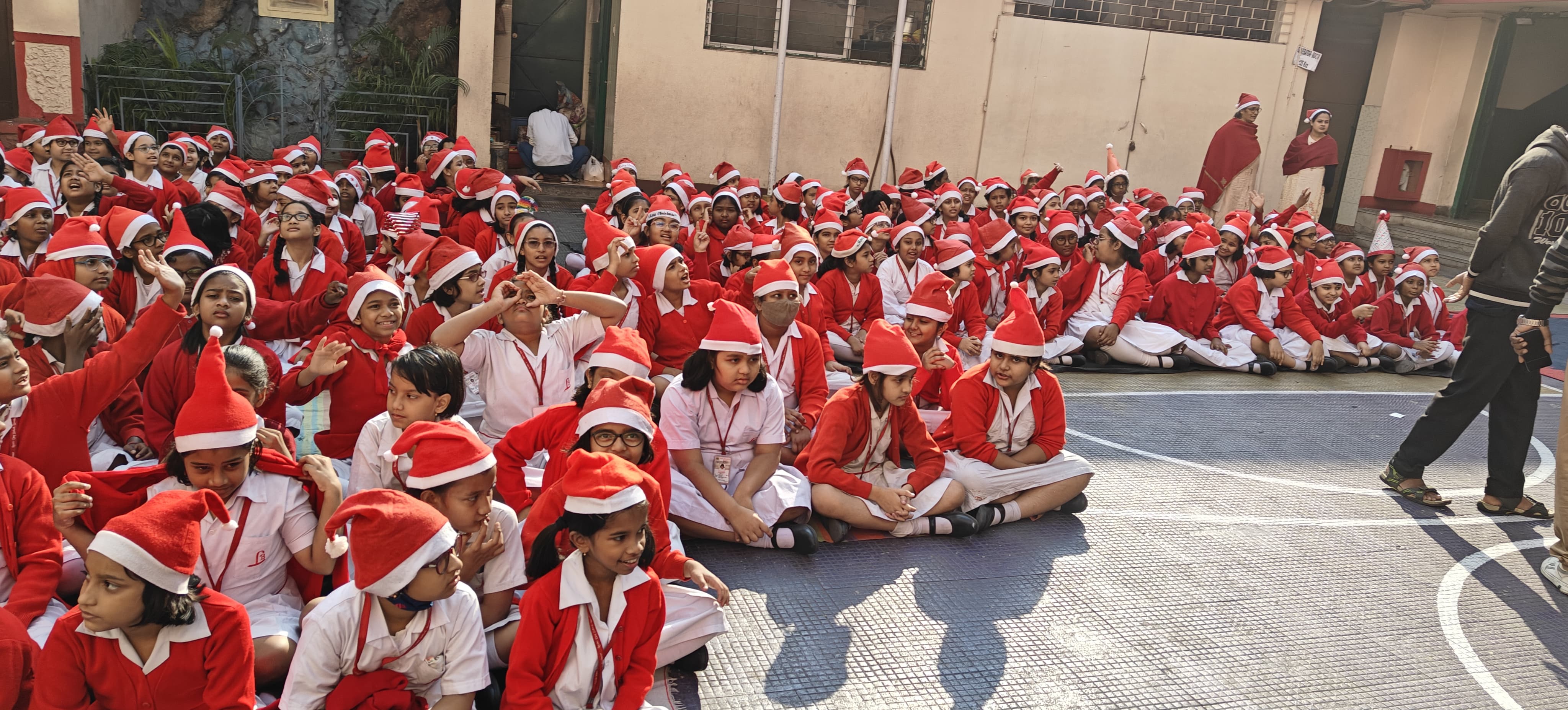 Cake baking and mixing for Christmas 