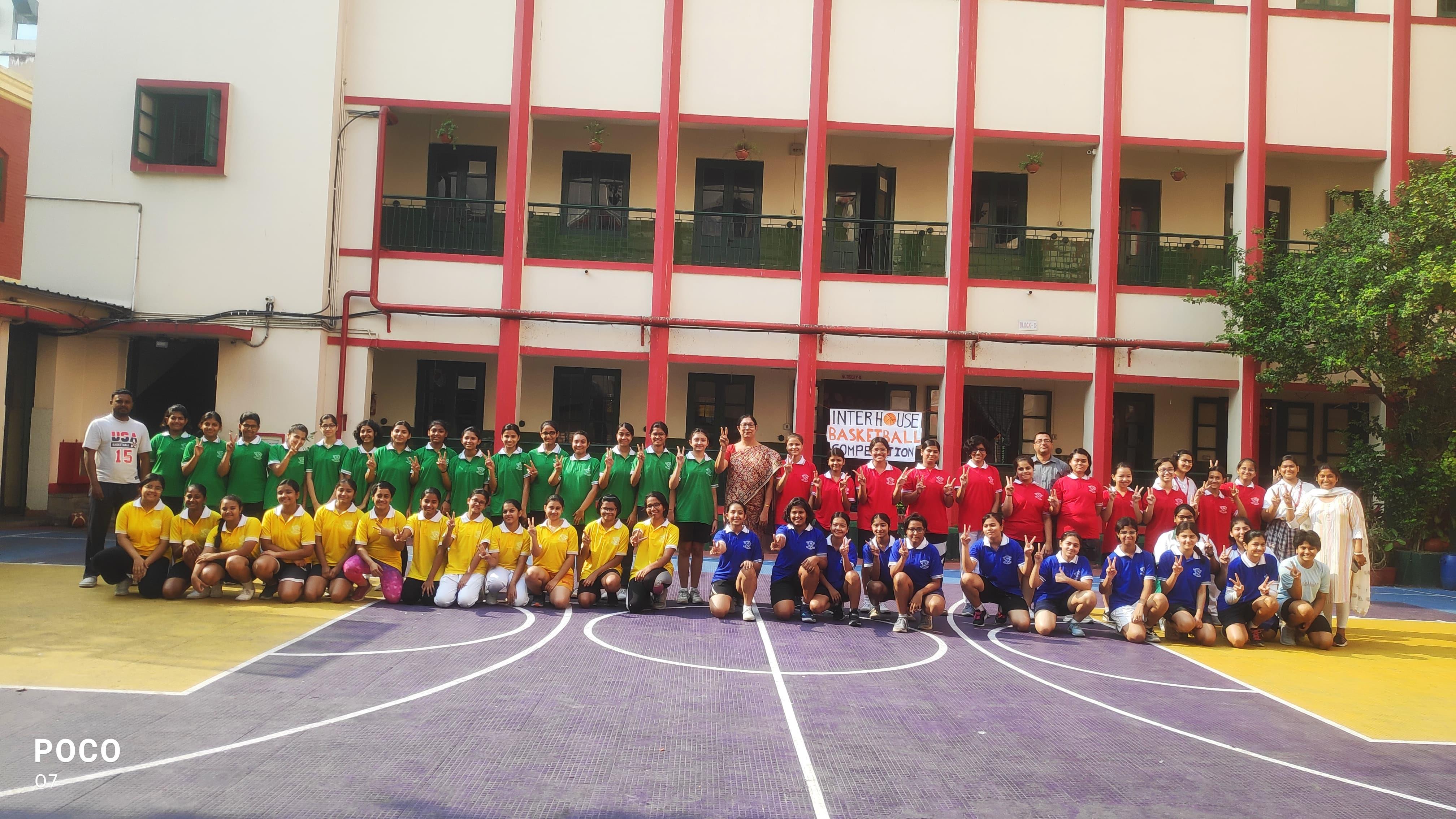 Inter-House Basketball competition 2023-2024
