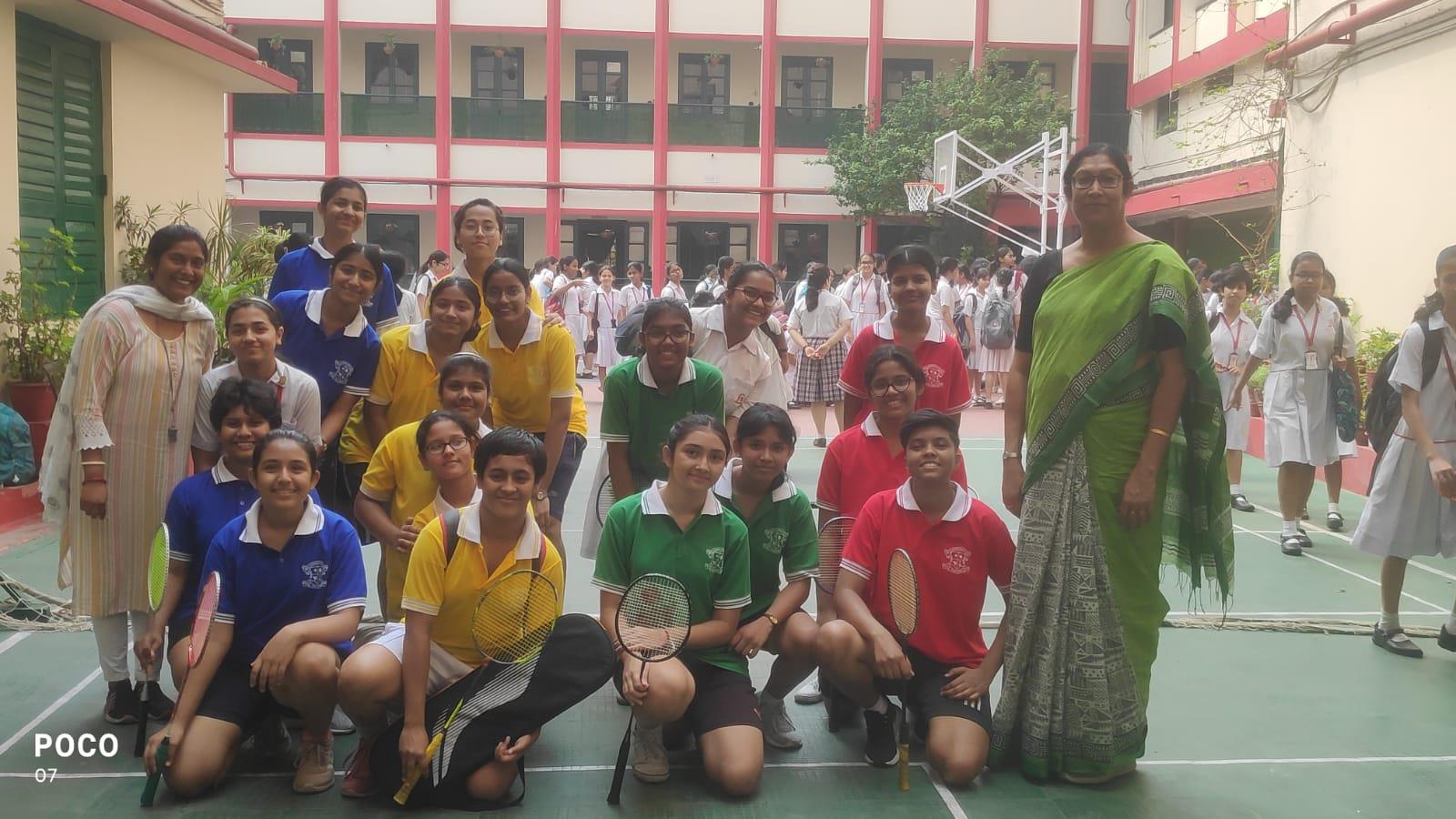 Inter-House Badminton competition 2023-2024