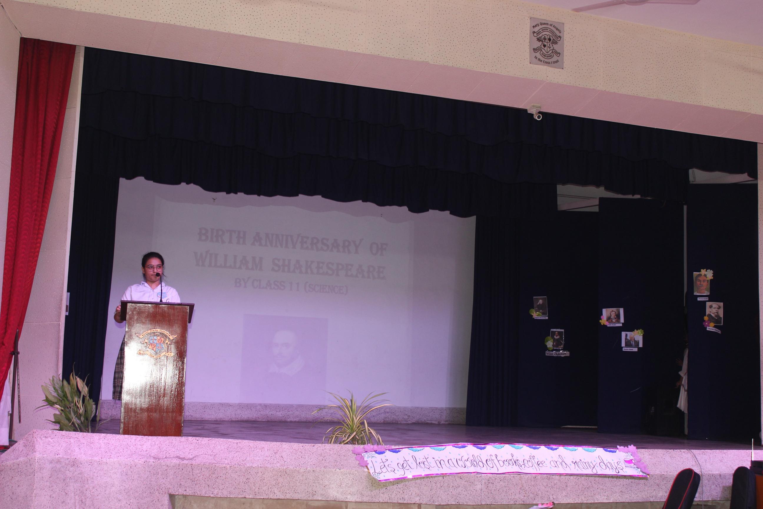 Special assembly to celebrate the Shakespeare Festival