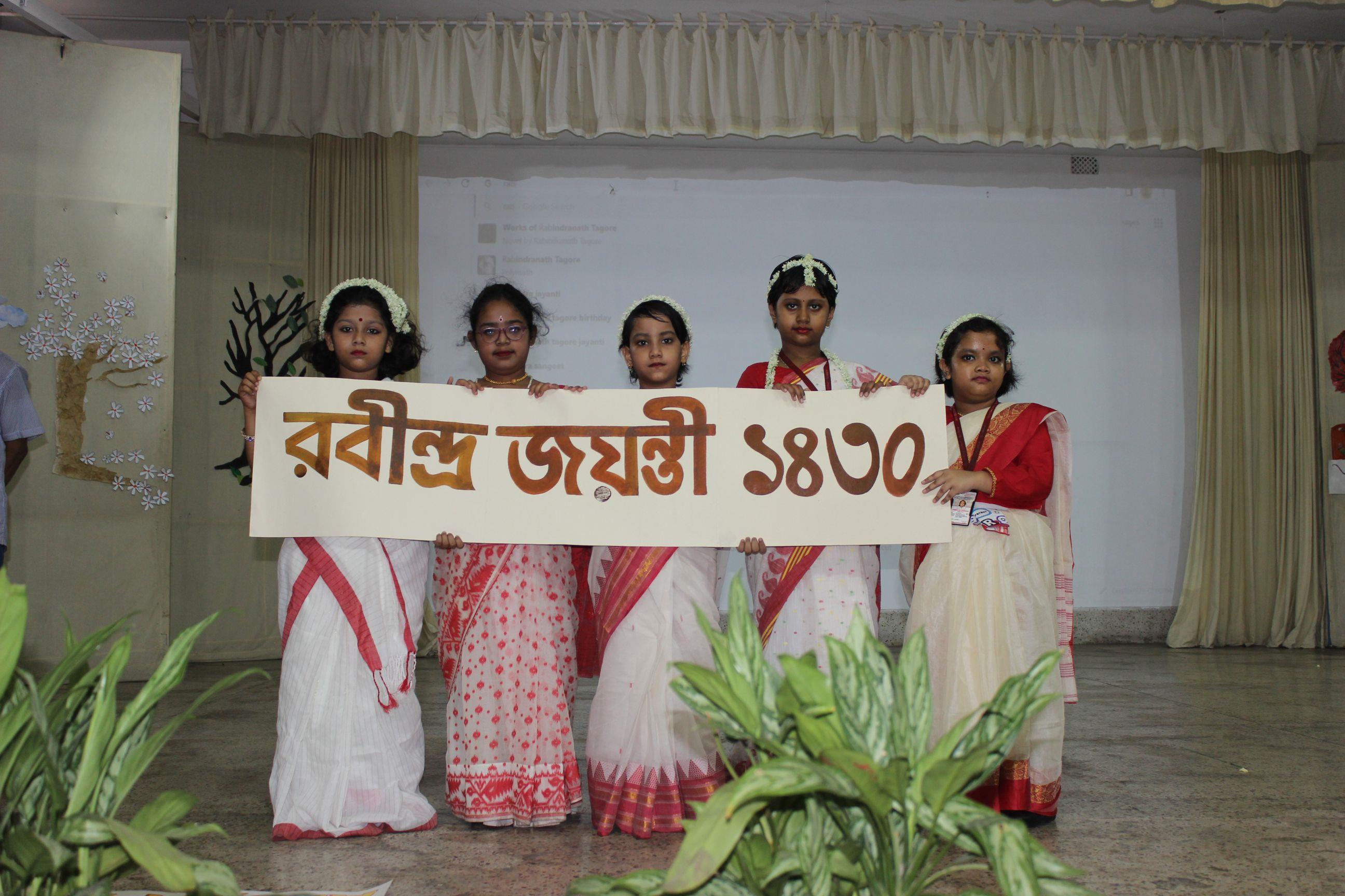 Rabindra Jayanti celebration for Junior Section