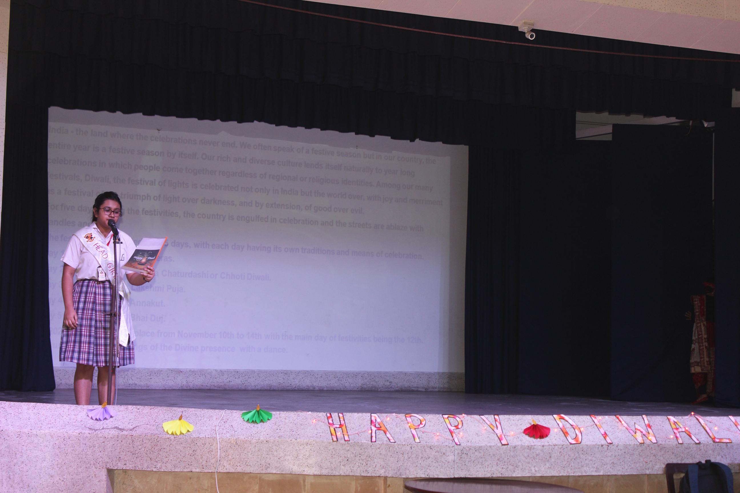 Special Assembly on Diwali